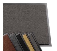 vounot ® Tapis de Porte Paillasson d'Entree Interieur et Extérieur Tapis Antidérapant et Anti-Poussière Tapis d’entrée Imperméable Lavable 60x90cm Anthracite