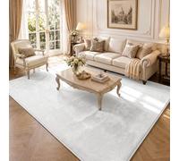 vounot ® Tapis de Salon Moderne Ultra Doux Tapis à Poils Ras Lavable en Machine avec Un sous-Tapis antidérapant fourni pour Le Salon la Chambre ou la terrasse 200x300cm Crème