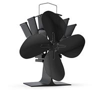 Ventilateur poele bois 4 lames avec Protection Contre le Surchauffe