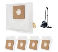 VOUPRONGZY 4 Pièces Sacs à Poussière pour Nilfisk One/Compact/Neo/Go/Coupe、Force 60/66 Sacs à Poussière de Rechange Aspirateur Accessoires