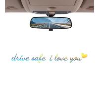 Vous Aimez Conduire Autocollant Miroir Sécurisé | Autocollant Rétroviseur De Voiture | Autocollants De Conduite Sécurisée Pour Véhicule Tableau De Bord Pare-Brise Fenêtres Scooter SUV Camion Berlin