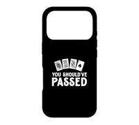 Vous auriez dû réussir Le Jeu de Cartes Funny Euchre à Un Joueur d'Euchre Coque pour iPhone 17 Pro