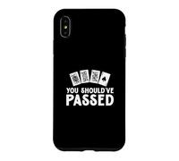 Vous auriez dû réussir Le Jeu de Cartes Funny Euchre à Un Joueur d'Euchre Coque pour iPhone XS Max