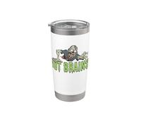 Vous avez des cerveaux ? Zombie affamé Zombies drôles d'Halloween Gobelet isotherme en acier inoxydable double paroi