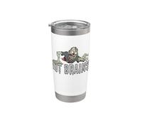 Vous avez des cerveaux ? Zombie affamé Zombies drôles d'Halloween Gobelet isotherme en acier inoxydable double paroi