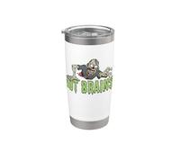 Vous avez des cerveaux ? Zombie affamé Zombies drôles d'Halloween Gobelet isotherme en acier inoxydable double paroi
