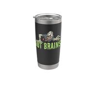 Vous avez des cerveaux ? Zombie affamé Zombies drôles d'Halloween Gobelet isotherme en acier inoxydable double paroi