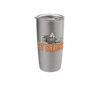 Vous avez des cerveaux ? Zombie affamé Zombies drôles d'Halloween Gobelet isotherme en acier inoxydable double paroi