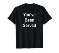 Vous Avez été servi T-Shirt Graphique avec Valeur, Homme, Noir, M