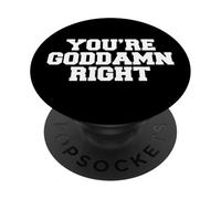 Vous Avez Raison de Dieu PopSockets PopGrip Adhésif