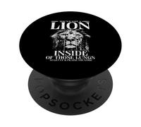 Vous Avez Un Lion dans Ces poumons : Le culte de la Foi chrétienne PopSockets PopGrip Adhésif