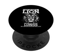 Vous Avez Un Lion dans Ces poumons : Le culte de la Foi chrétienne PopSockets PopGrip Adhésif