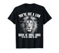 Vous Avez Un Lion dans Ces poumons : Le culte de la Foi chrétienne T-Shirt