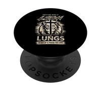 Vous Avez Un Lion dans Ces poumons, louez Le Seigneur PopSockets PopGrip Adhésif