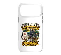 Vous Avez Une Réunion Quel Dommage Humour Retraite Bureau Coque pour iPhone 17 Pro Max