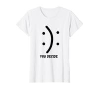 Vous décidez T-Shirt Graphique avec Valeur, Femme, Blanc, S