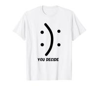 Vous décidez T-Shirt Graphique avec Valeur, Homme, Blanc, L