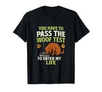 Vous devez réussir le test Woof Dog Sniff Graphic T-Shirt