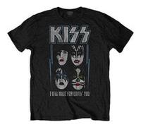 Kiss - T-Shirt # M Unisex Black # Made for Lovin' You [Import]