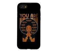 Vous êtes Afro-américain chrétien mélanine Afro Femmes Noires Coque pour iPhone SE (2020) / 7/8