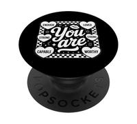 Vous êtes Assez aimé, Fort, Digne de Motivation, Amour de soi PopSockets PopGrip Adhésif
