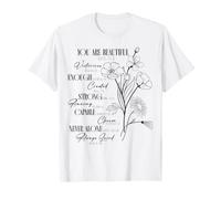 Vous êtes Assez Belle, Forte, chrétienne, Femme, Bible T-Shirt