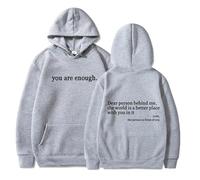 Vous êtes assez de sweat à capuche, chère personne derrière moi, pour les gens derrière moi - Le monde est un meilleur sweat-shirt, gris, XXXL