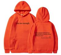 Vous êtes assez de sweat à capuche, chère personne derrière moi, pour les gens derrière moi - Le monde est un meilleur sweat-shirt, Orange, S