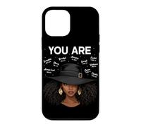 Vous êtes des Femmes Noires Afro-américaines chrétiennes versets bibliques Coque pour iPhone 12 Mini
