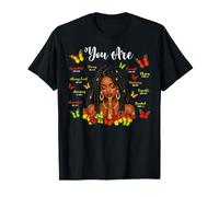 Vous êtes des Femmes Noires chrétiennes Afro-américaines Juneteenth T-Shirt