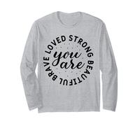 Vous êtes des Hommes et des Femmes chrétiens forts reconnaissants Manche Longue