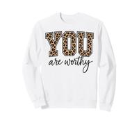 Vous êtes Digne de Leopard Girl Empowerment Sweatshirt
