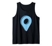 Vous êtes Ici Emplacement de Voyage GPS Pin Débardeur
