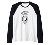 Vous êtes Ici Emplacement de Voyage GPS Pin Manche Raglan