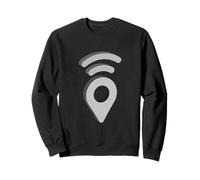Vous êtes Ici Emplacement de Voyage GPS Pin Sweatshirt