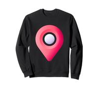 Vous êtes Ici Emplacement de Voyage GPS Pin Sweatshirt