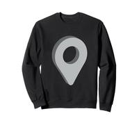Vous êtes Ici Emplacement de Voyage GPS Pin Sweatshirt