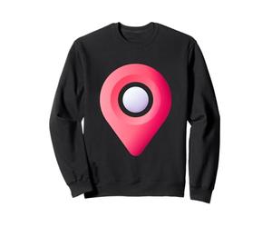 Vous êtes Ici Emplacement de Voyage GPS Pin Sweatshirt
