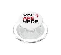 Vous êtes Ici Funny Direction PopSockets PopGrip pour MagSafe