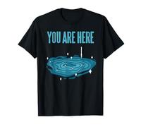 Vous Êtes Ici Perspective Cosmique Vue Galaxie T-Shirt