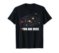 VOUS ÊTES ICI Planète Terre dans le système solaire Meme T-Shirt