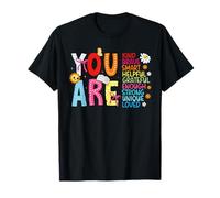 Vous êtes intelligent, courageux, fort, gentil, aimé, professeur, enfant T-Shirt