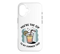 Vous êtes la gorgée de Mon Voyage Estival Coque pour iPhone 16