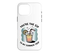 Vous êtes la gorgée de Mon Voyage Estival Coque pour iPhone 16 Pro Max