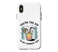 Vous êtes la gorgée de Mon Voyage Estival Coque pour iPhone X/XS