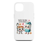 Vous êtes Le Lait de Mes céréales Kawaii Foodie Coque pour iPhone 13