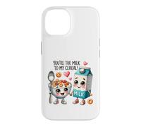 Vous êtes Le Lait de Mes céréales Kawaii Foodie Coque pour iPhone 14