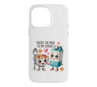 Vous êtes Le Lait de Mes céréales Kawaii Foodie Coque pour iPhone 14 Pro Max