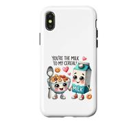 Vous êtes Le Lait de Mes céréales Kawaii Foodie Coque pour iPhone X/XS