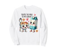Vous êtes Le Lait de Mes céréales Kawaii Foodie Sweatshirt